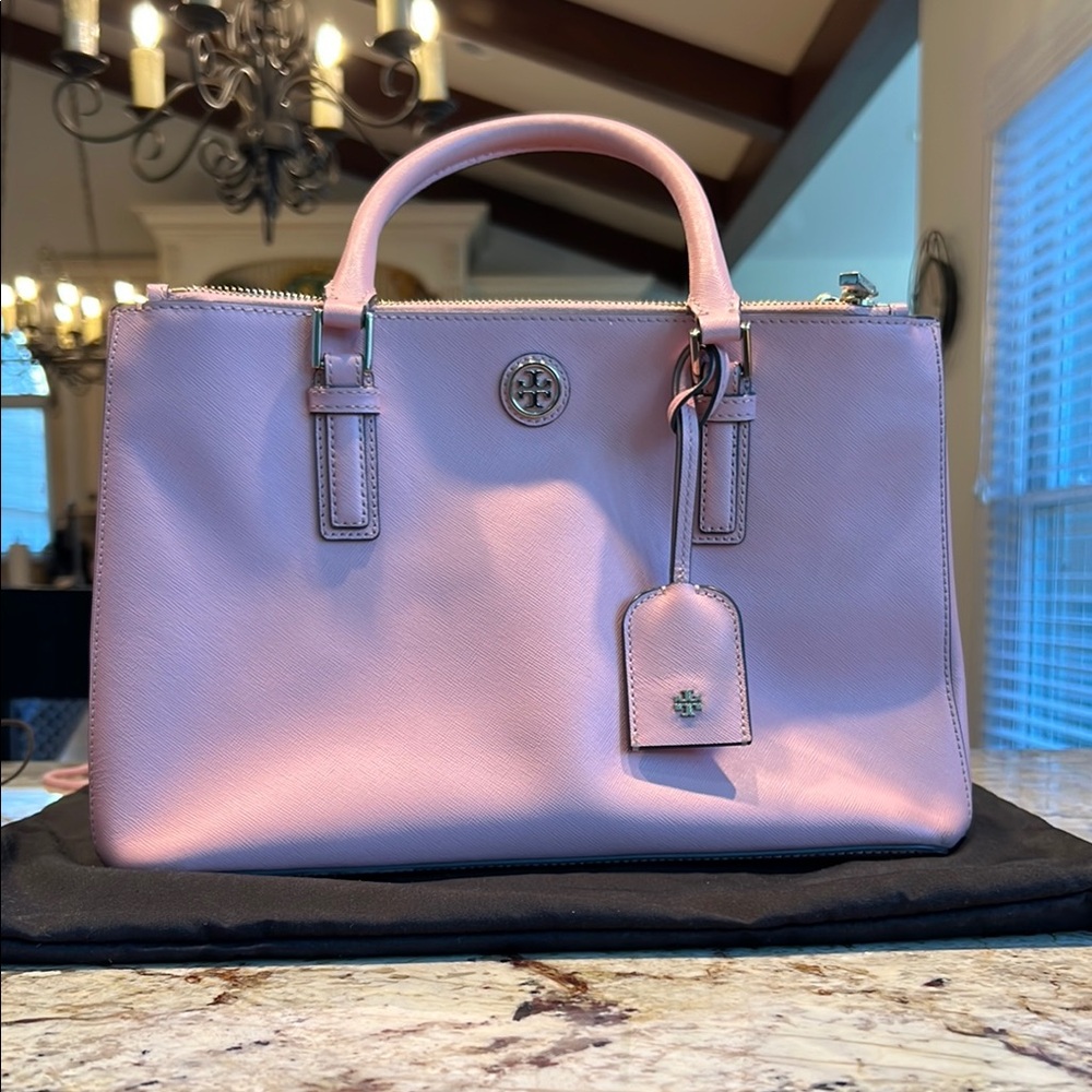 Tory Burch Pink Leather Handbag